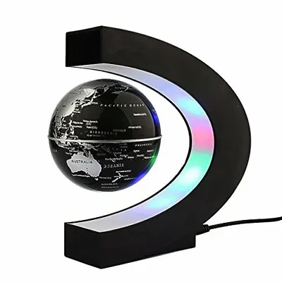 £31.55 • Buy Newooe Floating Globe With LED Lights C Shape Magnetic  Assorted Colour Names 