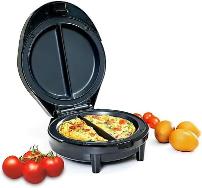 Omelette Maker Egg Fryer Pan Electric Non Stick 1000W Scrambled Cooker Geepas • £19.99