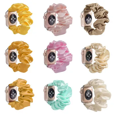 $17.75 • Buy For Apple Watch Band Series SE 6 5 4 3 2 Scrunchie Elastic IWatch 38-44MM Strap