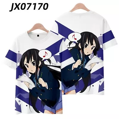 K-ON Anime Cosplay Casual Unisex T-shirt Short Sleeve Men Woman TEE H15 • $23.99