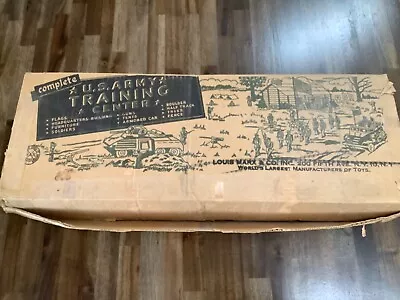 Wow! Vintage 1952 Marx Us Army Training Center With Original Box • $295