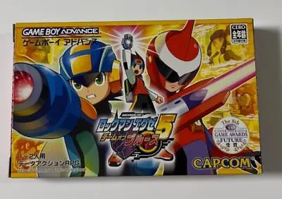 Nintendo Game Boy Advance Rockman Megaman EXE 5 Team Of Blues GBA From Japan • $160