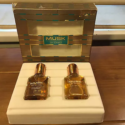 $49.99 • Buy New Vintage Musk By Chaz Gift Set 1oz Cologne For Men And 1oz AM Splash