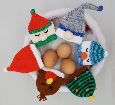 KNITTING PATTERN 🎄DK Christmas Egg Cosy Decoration Chocolate Gift EASY CHARITY • £1.99