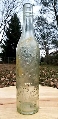 Vintage Garrett & Co Wine Bottle New York Pioneer American Wine Growers Embossed • $19.95