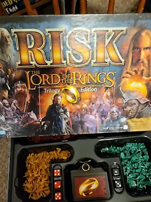Lord Of The Rings Risk Trilogy Edition Board Game 100% Complete • $22.90