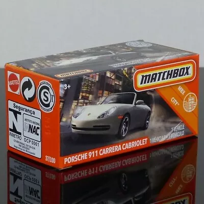 Matchbox 2020 Power Grabs 37/100 Porsche 911 Carrera Cabriolet BOXED SEALED • £7