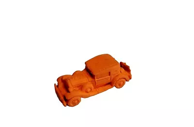 Vintage NOVELTY ERASER!  ORANGE 1930 PACKARD CAR!     By Victoria 1980s USA • $4.99