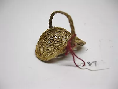 Dollhouse Miniature Artist Signed  Flower Basket #7 • $19.99