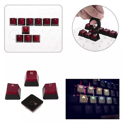 10pcs For Corsair K70 K65 K95 G710 RGB STRAFE Keyboard Keycaps Replacement Parts • $21.22