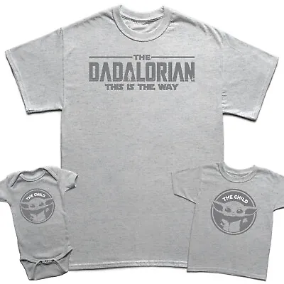 £7.49 • Buy Dadalorian Fathers Day T-Shirt Son Daughter Kids Matching T-Shirt Top #FD