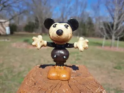 Cast Iron Toy Little Mickey Mouse With Moveable Arms Disney Disneyland • $12.50