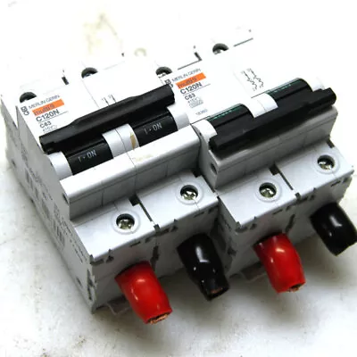 Lot Of 2 Merlin Gerin Multi 9 C120N C63 Circuit Breakers 18360 415V 2Pole • $40.99