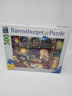 RAVENSBURGER  500 Large Pieces Puzzle--DREAM LIBRARY- 174591 New Sealed Box • $19.20