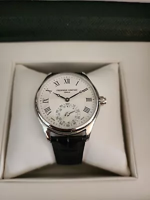 Frederique Constant Roman Index Horological Smart Watch Silver-White Dial Rare • $699