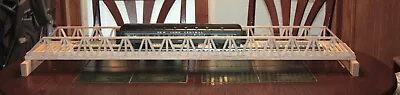 O Ga. Handmade 48 1/2  Double Wide Open Top Truss Bridge For O Gauge Trains • $119.95