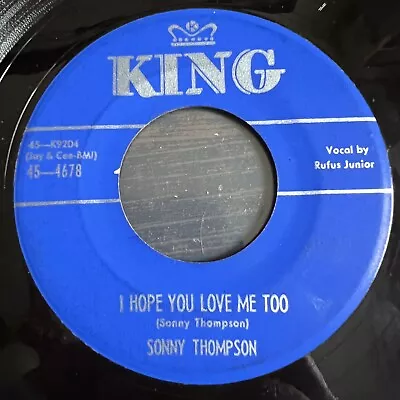 Sonny Thompson ‎– I Hope You Love Me Too / Pastry 7  45 RPM 1954 Jazz Funk Soul • $20