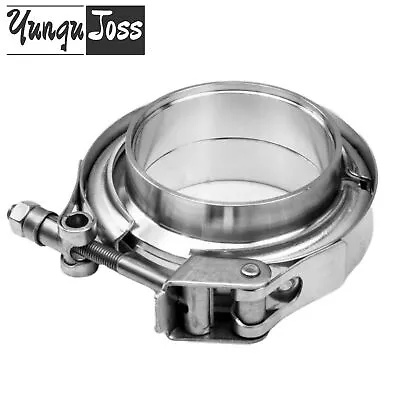 2.25'' Quick Release V-Band Clamp SS304 Stainless Male/Female Flange For Exhaust • $29.99