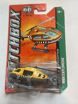 1 2013 Matchbox RESCUE HELICOPTER  YELLOW #66/120 C3 • $7.96