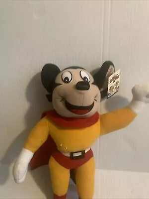 Vintage 1998 Mighty Mouse Plush With Original Tags Viacom • $14