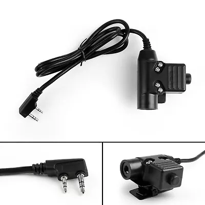 1X 2Pin Z Tactical Bowman TCI U94 PTT Headset For  Kenwood TYT TK3208 GB UK E7 • £13.19