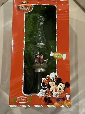 Mickey And Minnie Mouse Light Up Christmas Tree Topper • $19.99