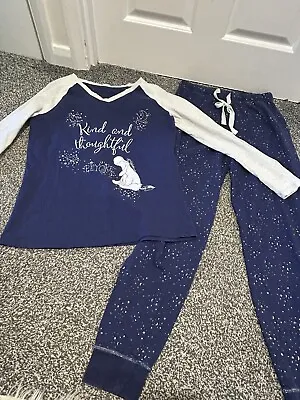 Disney Store Eeyore Kind And Thoughtful Blue Pyjamas Size Small VGC  • £7