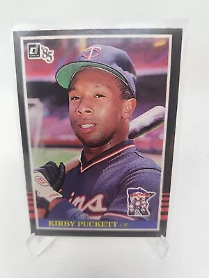 1985 Donruss Kirby Puckett #438 Rookie RC Twins BUF • $9.99