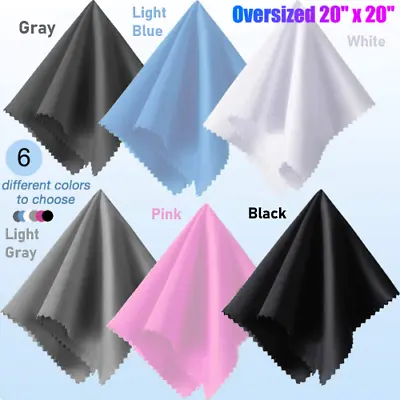 Extra Large Microfiber Cleaning Cloth 20  X 20  For TV Screens Lens Phone  • $8.59