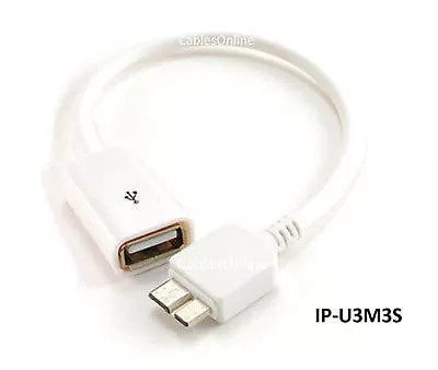 8  USB 3.0 A Female To Micro-B Male OTG For Samsung Note 3 Adapter Host Cable • $12.99