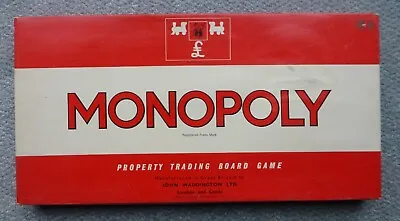 ***** Vintage MONOPOLY Board Game - Classic Red Box - Complete • £15.50