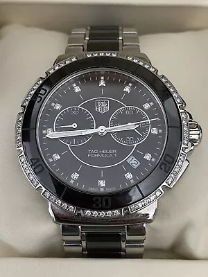 Tag Heuer Formula 1 Diamond Men Watch Sapphire Crystal 200 M CAH1212 Working • $1500