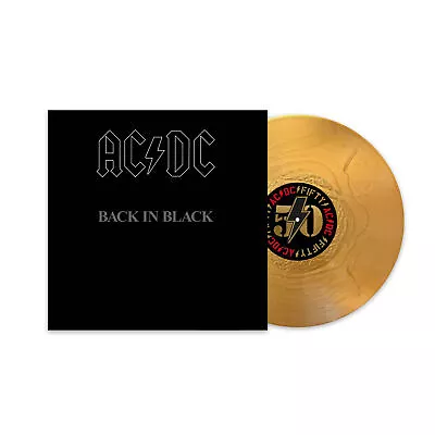 AC/DC Back In Black (50th Anniversary) LP Gold Vinyl New Sealed • $78.20