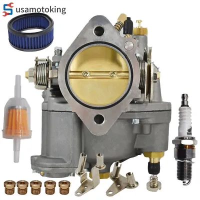 Fit S&S Super E Carburetors With Air Cleaner Washable Air Filter Jet Kit 110420 • $67