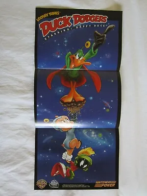 Duck Dodgers Starring Daffy Duck Nintendo 64 N64 Power Poster Looney Tunes 2000  • $11.95