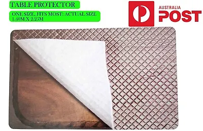 $38.84 • Buy Protective Dining Table Cloth Wipe Clean Waterproof Protection Cover All Size 