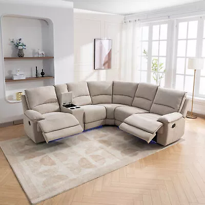 94.8  Modern Manual Reclining Living Room Furniture Set With Hidden Storage • $1642.86