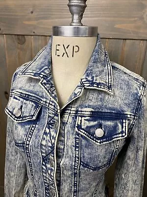 Mossimo Supply Co. Jean Jacket Women's Denim Stone Wash Blue Size XS • $5