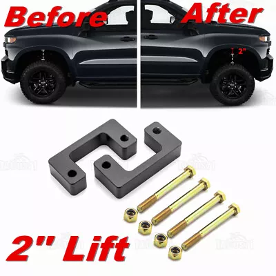 $18.99 • Buy 2  Inch Front Leveling Lift Kit For Chevy Silverado 2007-2022 23 GMC Sierra 1500