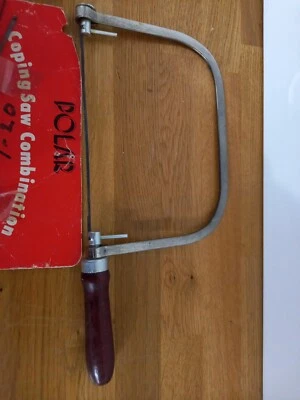 £2.50 • Buy Coping Saw Polar Beech Handle Spare Blades Combination Tennon Pilana