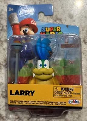 Super Mario World ⭐ Larry Koopa ⭐ Jakks Pacific 2.5  Figure World Of Nintendo • $12