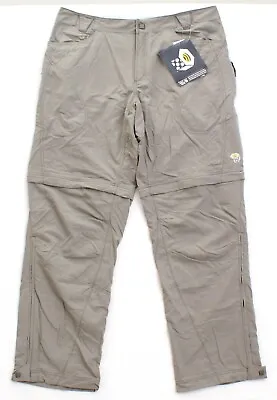 $82.49 • Buy Mountain Hardwear Gray Matterhorn Convertible Pants Men's NWT