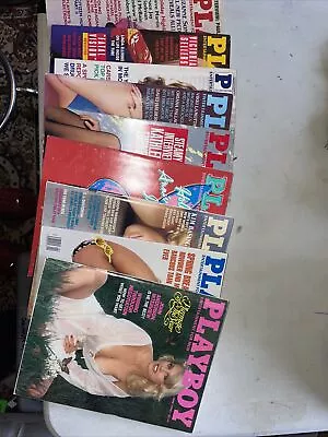 Lot Of 9 1980s & Apr 1991 Playboy Magazines W/ Suzanne Somers Dec 1984 • $18.10