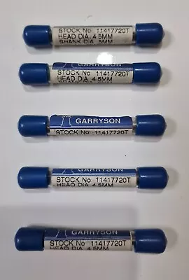 5 X Garryson 4.5mm Carbide Flute End Mill 11417720T  • £20