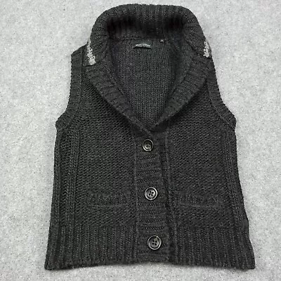 Marc O'Polo Women's Size M Alpaca Wool Sleeveless Cardigan Sweater Vest Medium • £35.99