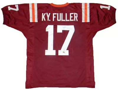 Kyle Fuller Signed Autographed Virginia Tech Hokies #17 Maroon Jersey Fanatics • $149