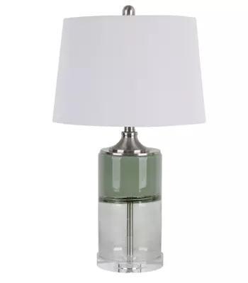 Oden Art Glass And Crystal LED Table Lamp • $67.95