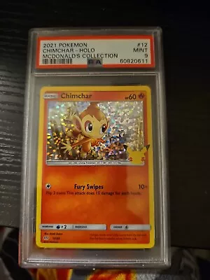 $5.50 • Buy 🔥 Chimchar 12/25 Pokemon TCG McDonalds 25th Anniversary - PSA 9  🔥