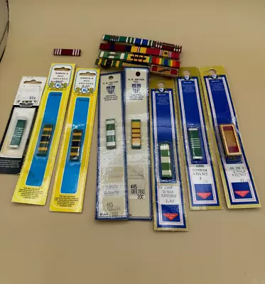VINTAGE US Military Ribbons Bars Medals Individual Uniform 8 NEW IN PACKAGE • $19.99