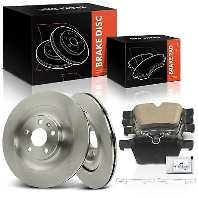 6x Rear Disc Brake Rotors +Ceramic Brake Pads For Volvo XC90 2016-2019 L4 2.0L • $103.99